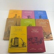 Vintage University Melbourne Launceston Gold Coast Rigby Sketchbook HC DJ Set