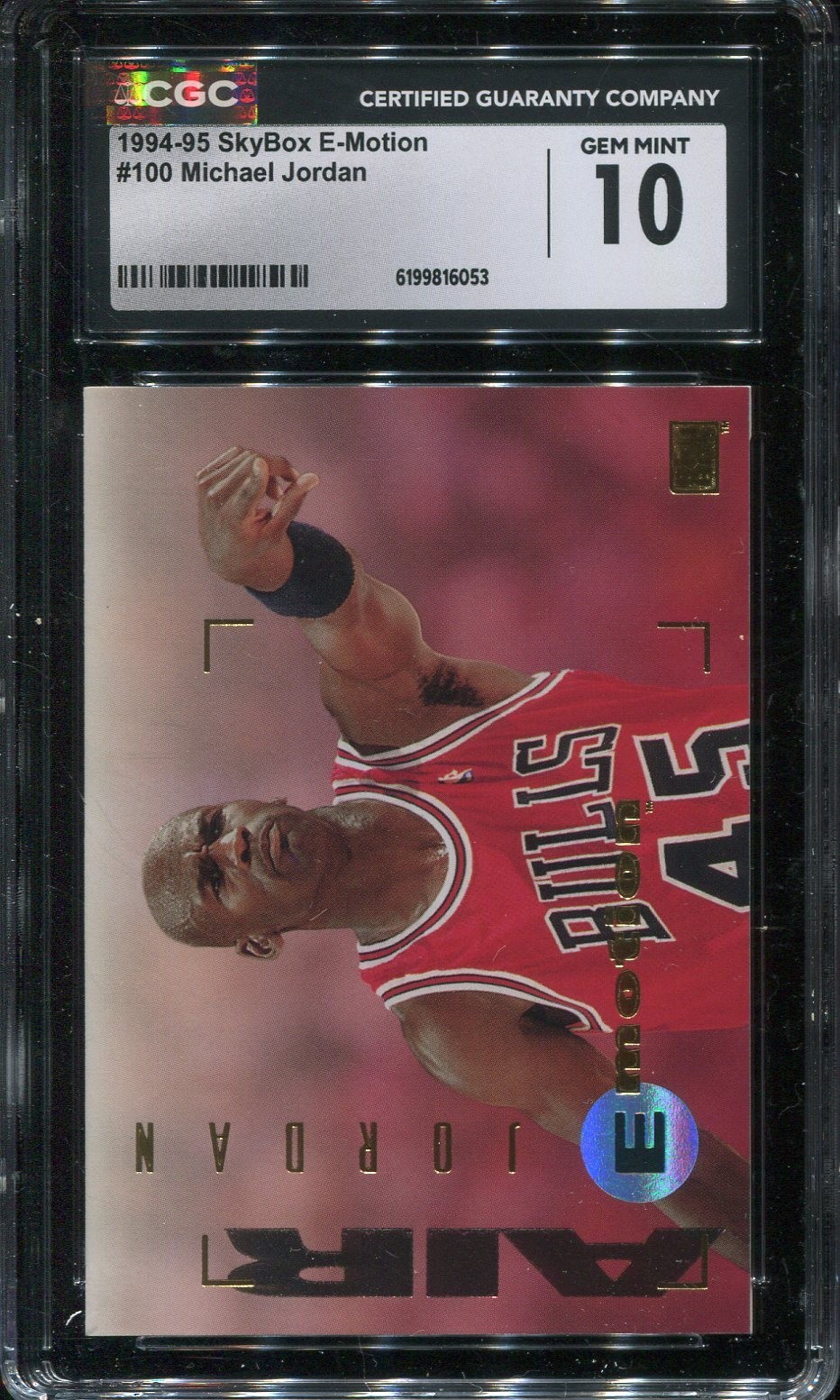 1994 Skybox E-Motion #100 Michael Jordan CGC 10 Gem Mint HOF
