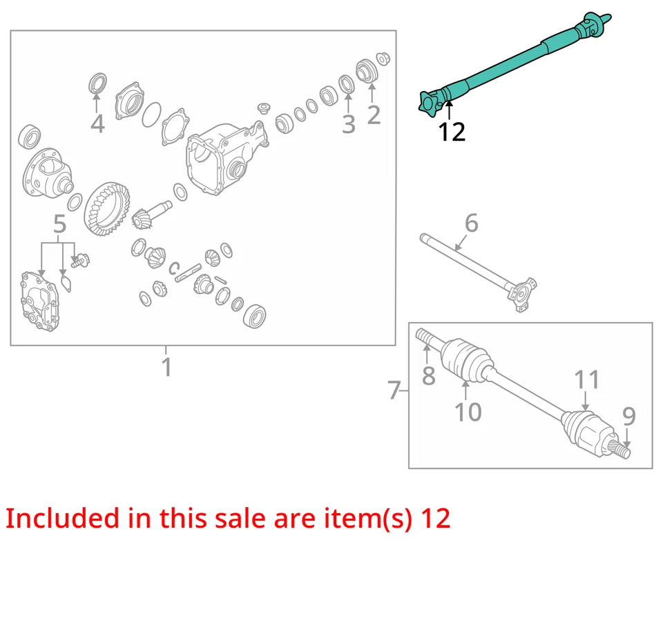 Infiniti G37 2009 eje de transmisión delantero fabricante de equipos originales 108 k millas - LKQ441430132 Foto 4 de 4