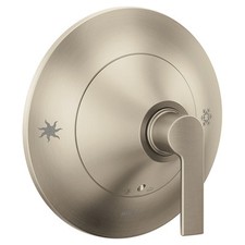 MOEN TS2201BN Doux Posi-Temp 1-Handle Valve Trim Kit Brushed Nickel (READ)