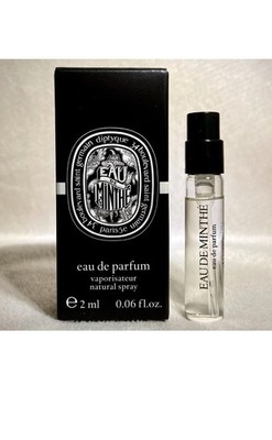 Diptyque Eau De Minthe Eau De Parfum EDP Sample Spray .06oz, 2ml New in Box