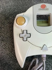 Sega Dreamcast Controller HKT-7700 🎮 Authentic Silver Gamepad - Tested