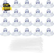 20 Pack 25Mm Suction Cups, Transparent Aquarium Suction Cups 100 Pcs Adjustable