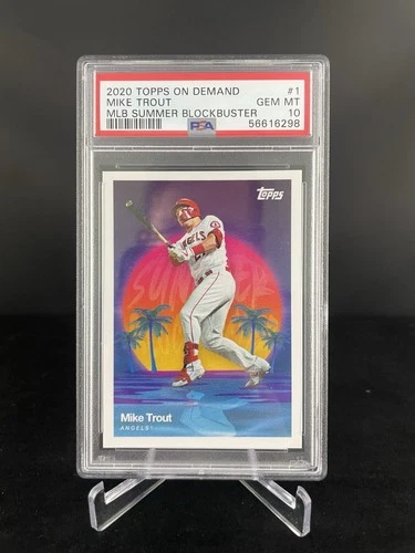 2020 Topps On Demand - Mike Trout Summer Blockbuster #1 PSA 10 GEM MT