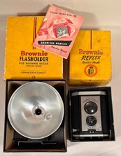 Brownie Reflex Synchro Model Camera  Flash Unit with Original Boxes, Manual