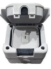 MK Masterseal Key Switch Emergency Light Test Socket IP56 MK 56412WHI WHITE