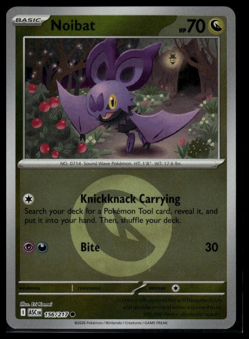 ME: Ascended Heroes #156/217 Noibat (Energy Symbol Pattern)