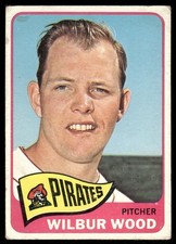 1965 Topps #478 Wilbur Wood Pittsburgh Pirates Very Good 069518