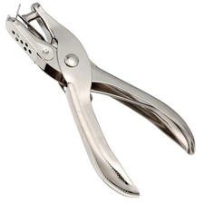 Elegant Metal Hole Punch - 6mm, Up to 5 Sheets, Perfect for Crafting  Office