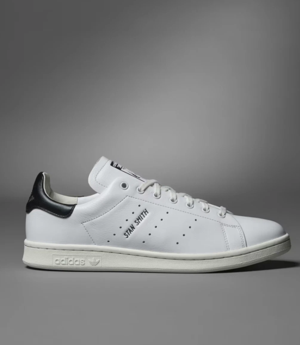 ✅️ US Uomo Taglie: 8 11.5 Adidas Stan Smith Lux 'Bianco Nero' Pelle HQ6785