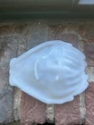 Vintage Avon White Milk Glass Open Hands Soap, Trinket Or Candy Dish