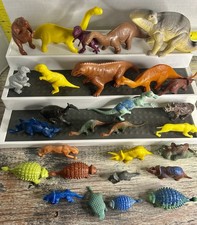 Large Lot Of Plastic Marx MCM Ajax Vintage Dinosaurs Prehistoric Animals J9