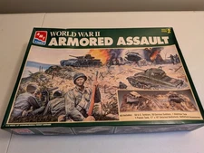 AMT World War II Armored Assault Diorama Model Kit  1:72 Scale
