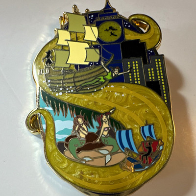 Disney Peter Pan Project: 1955 Jolly Roger Pin Single Limited Edition 75
