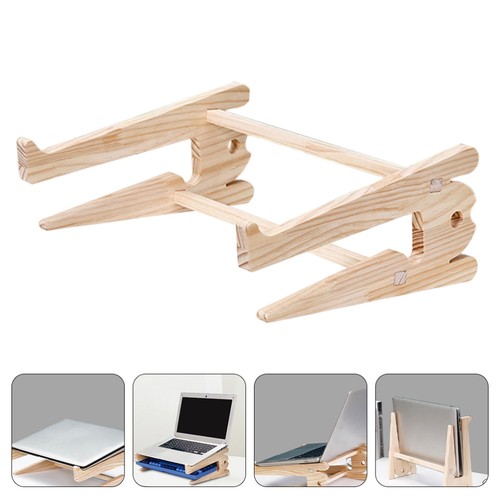 Computer-Kühlhalterung Computer-Kühlregal Computergestell Aus Holz - 第 2/12 張圖片