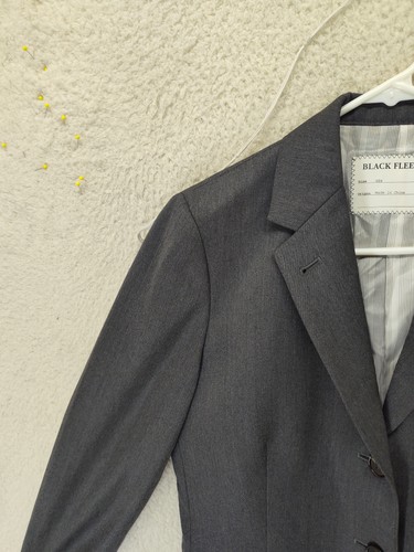 Brooks Brothers Black Fleece Blazer Boys BB4 / 4 Gray Wool Lined Jacket Classic - Picture 2 of 24
