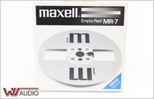 Maxell MR-7 Metal Empty Reel 18 cm Rare. NOS New Old Stock.