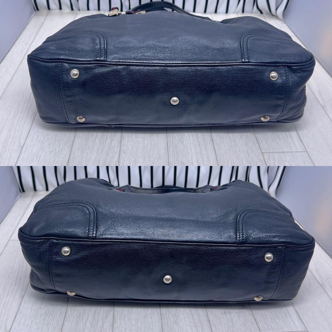 GUCCI Princy Sherry Leather Tote Bag A4 Size Excellent Condition thumbnail 6