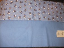 Winter Fabric  Little Bit of Christmas Snowman - Blue