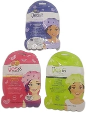 YesTo Smoothing Instant No-Rinse Shampoo Cap 3 Variety Pack [134]