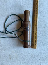 Vintage  P.S. OLT  Pekin Il  800 GOOSE  CALL CANADIAN    WALNUT WOOD