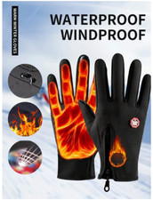 Thermal Windproof Waterproof Winter Gloves Touch Screen Warm Mittens Men Women