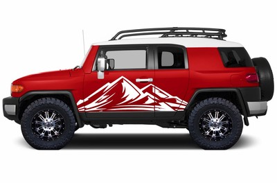 Custom Vinyl Graphics Decal TREK Wrap Kit for Toyota FJ Cruiser