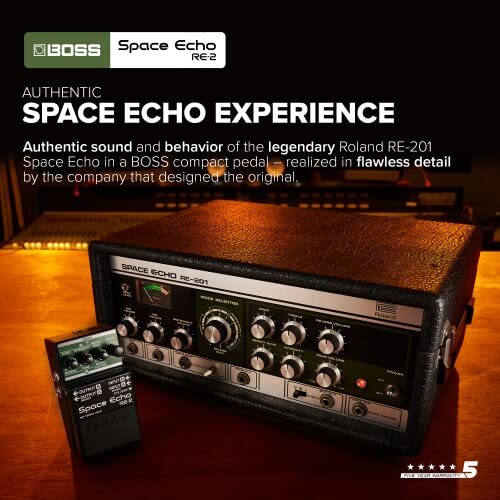 BOSS RE-2 Space Echo Guitar Effects Pedal N2 - Picture 2 of 7
