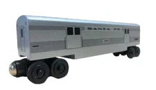 Wooden Whittle Shortline Railroad Santa Fe 1386 Baggage TRAIN CAR
