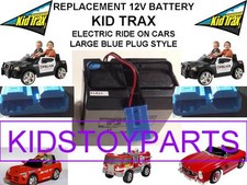 NEW OEM REPLACEMENT KID TRAX 12 VOLT RECHARGEABLE BATTERY with harness