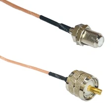 RG316 F FEMALE to PL259 UHF Male RF Cable Rapid-SHIP LOT