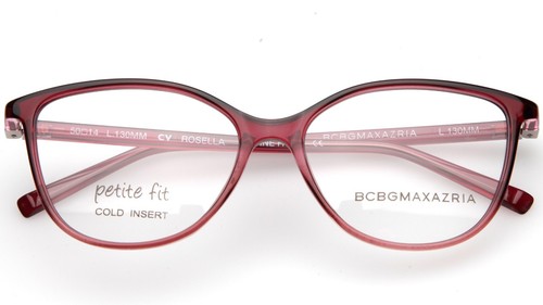 Nuevo BCBGMAXAZRIA ROSELLA Vino Desvanecido MARCO DE GAFAS 50-14-130mm B38mm - Imagen 7 de 10