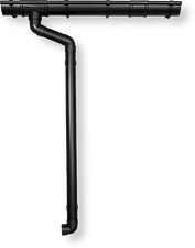 Dachrinnen Set RG100 | 300-1000cm für Gartenhaus mit Pultdach | Kunststoff PVC