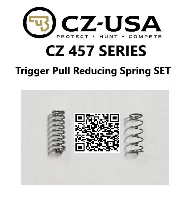 CZ 457 Series Rifle, Trigger Pull Reducer Spring Set, 8oz & 12oz+