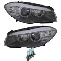 Scheinwerfer Set H7/H7 FüR BMW 5Er Touring F11 F10 F18 Inkl. Osram Lampen