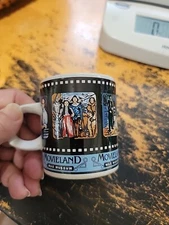 Vintage Movieland Wax Museum Mini Mug by Karol Western Wizard Of OZ Superman