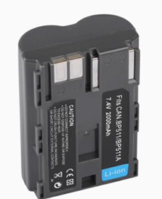 BP-511A 511 Battery for Canon EOS 20D 40D 50D 300D BP-512 BP-514 MV750i Camera