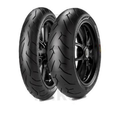 120/70ZR17 58W FR Pirelli Diablo Rosso 2 K For Kawasaki 800