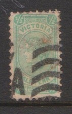 (F98-129) 1901 Australia Victoria 1/2d green QVIC (EC)