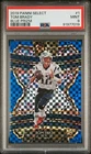 2019 Panini Select Tom Brady Blue Prizm Concourse /175