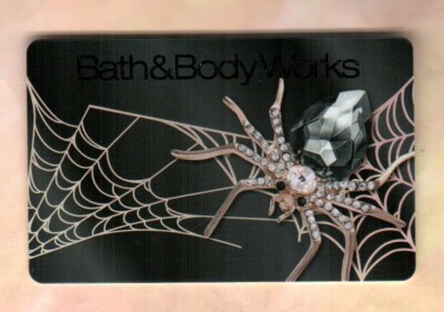 BATH & BODY WORKS ( Canada ) Gemstone Spider ( 2024 ) Textured Gift Card ( $0 )