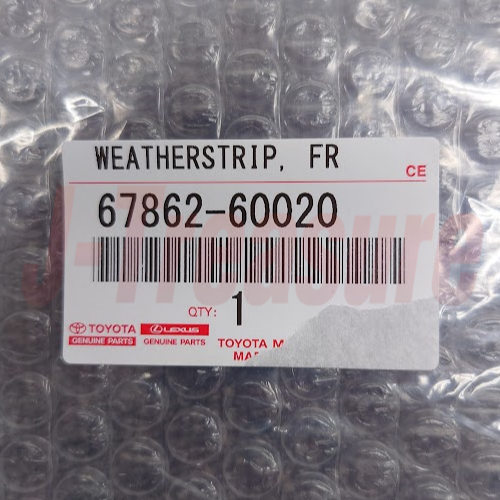 TOYOTA LAND CRUISER KZJ78 Genuine Front Door Weatherstrip LH 67862