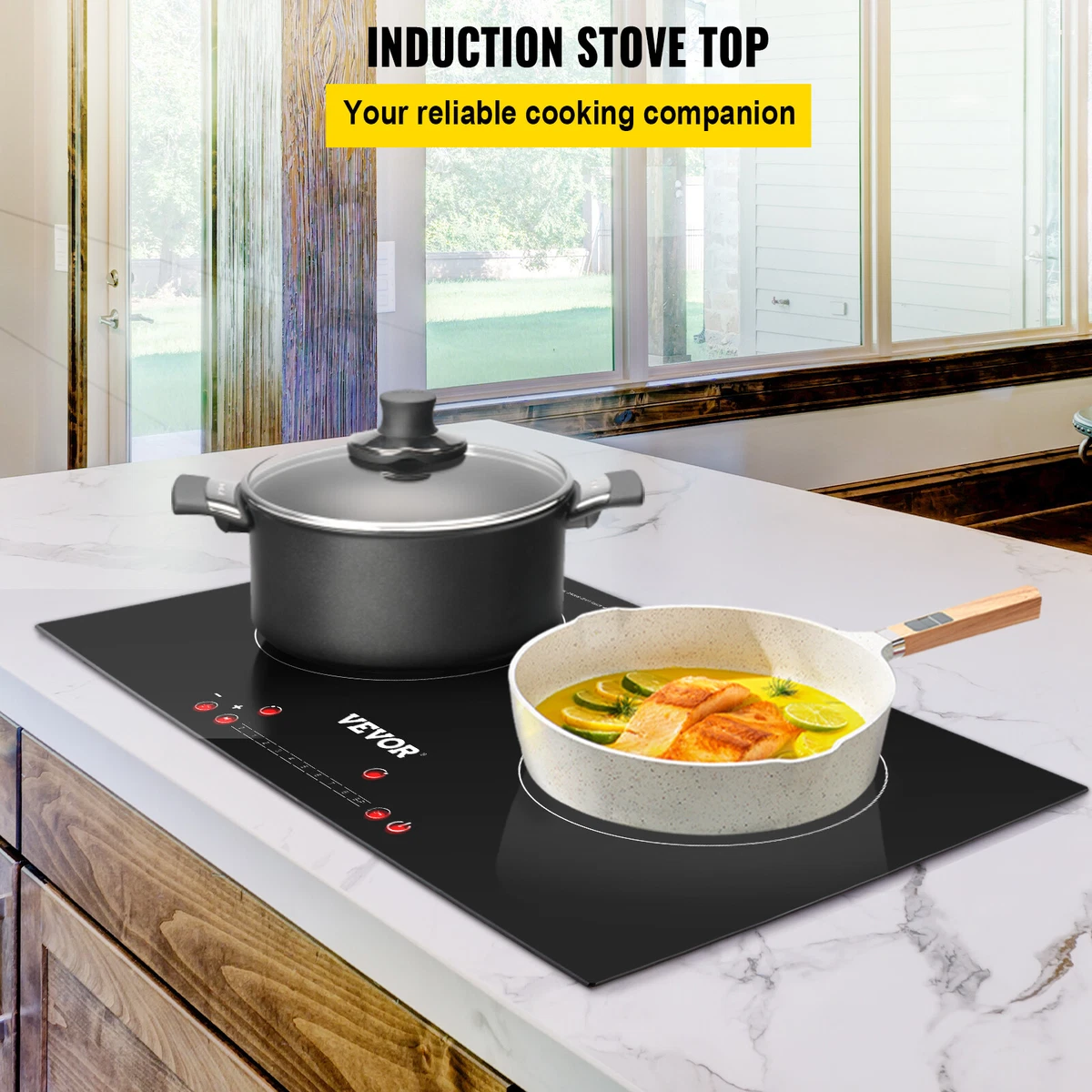 24in Electric Induction Cooktop 2 Burner 110V Stove Top Touch Control Child  Lock 754194668316 | eBay