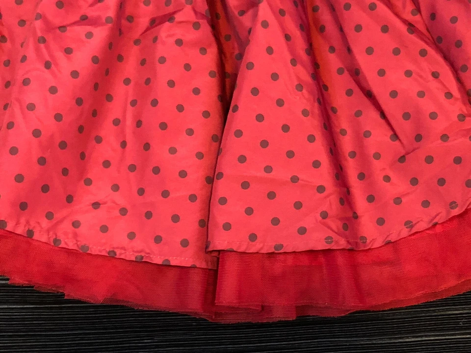BABY GAP Talla 5 Niña’s - Falda - Rojo y Negro - Tull Christmas - Lunares - Lazo Foto 3 de 4