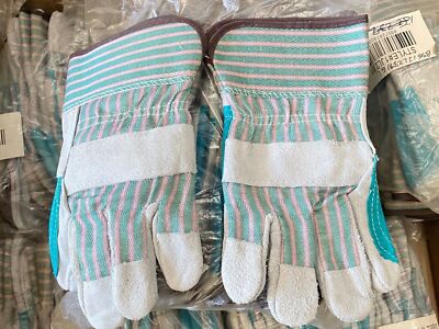 New 72 Pr BOSS 1JL2391 /XL Double Palm Split Cowhide Leather Work Gloves, XLARGE