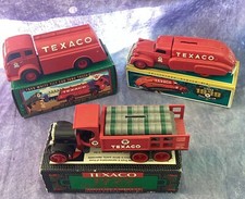 Lot Of 3 Vintage ERTL Texaco 1939, 1925  1949 Truck Die Cast Banks Orig. Box