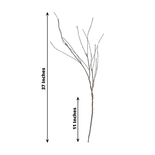 10 Brown 37 in Bendable Artificial Tree Branches Faux FLOWER STEMS Party Events - Picture 2 of 9