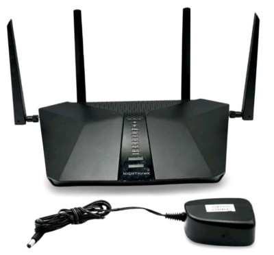 NETGEAR Nighthawk AX6 RAX45 6-Stream Wi-Fi Router AX4300 Black | eBay
