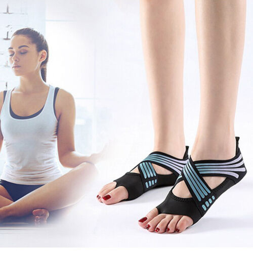 Non-Slip Gym Yoga Shoes Flat Anti-Slip Sole Ballet Fitness Dance Shoes Pilates - Picture 1 of 19