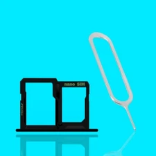 Premium Real SIM and Memory Card Tray Holder + card pin f LG X Power K450 Phone